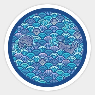 Seal Waves Sticker